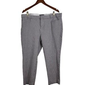 Banana Republic 18 Petite Sloan Ankle Skinny Pants Houndstooth Print Career